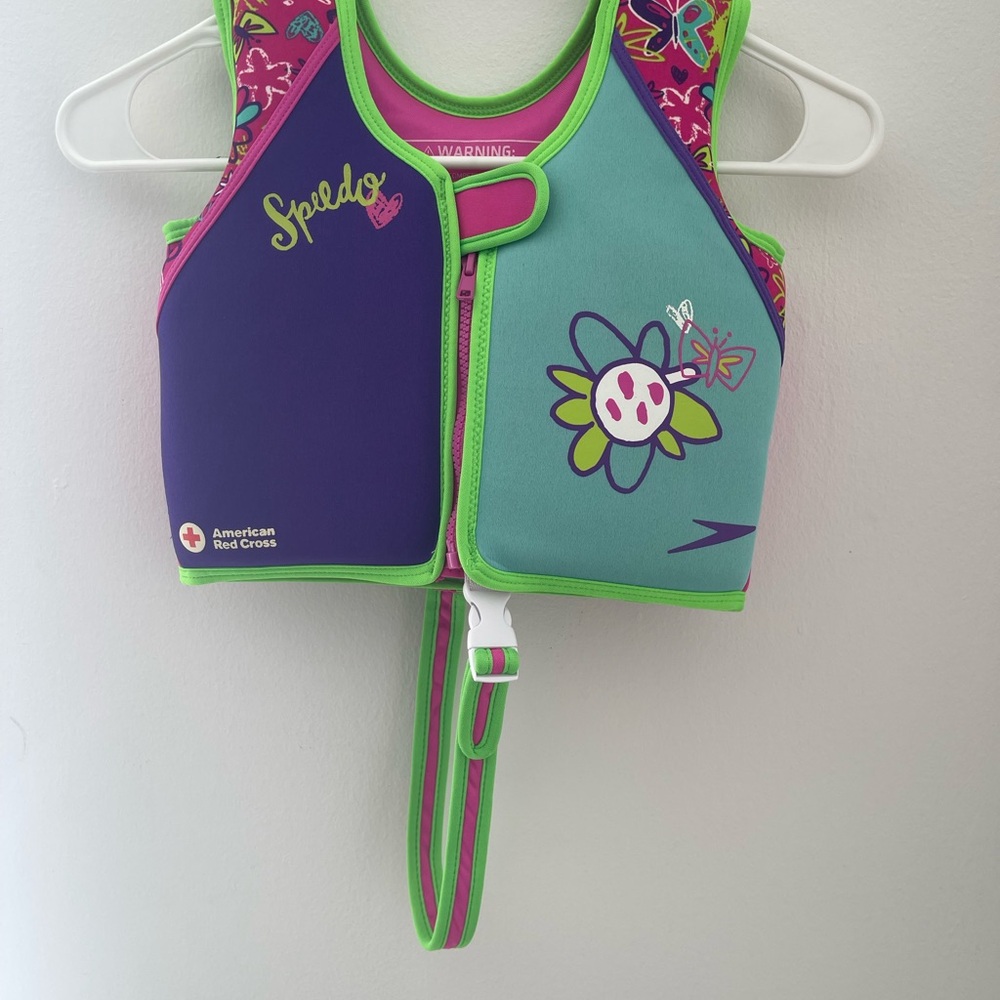Speedo Kids Swim Vest (2-4 yrs, 33-45lbs) Neoprene Flotation Aid
